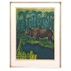 Aabenraa Antikvitetshandel präsentiert: Hans Christian Scherfig, 1905-79, Lithographie 1976. Lichtmasse: ...