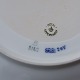 Blue Flower Plain China. Round dish 28.5cm pre 1923