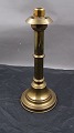 Large and beautiful Hurricane candlestick with brass and glass 50.5cm. Has a small chip 5x3mm in the edge.