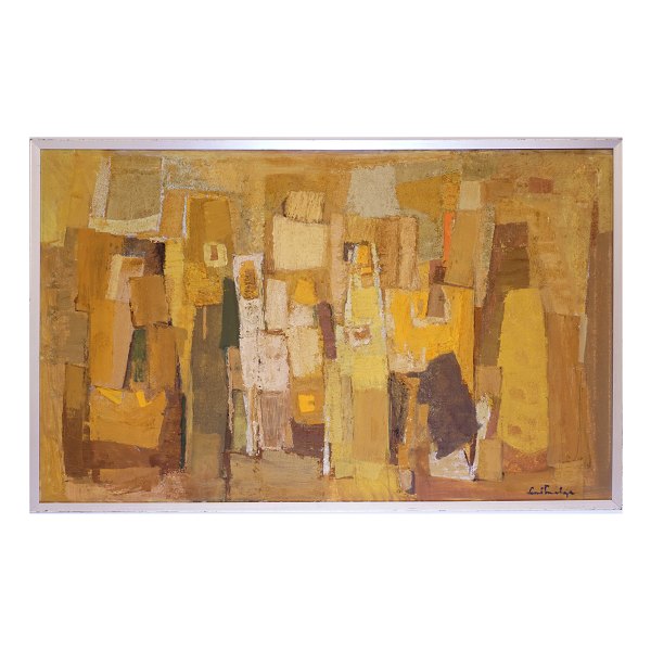 Svend Saabye, 1913-2004, Öl auf Leinen. Signiert. Lichtmasse: 75x119cm. Mit 
Rahmen: 79,5x123,5cm