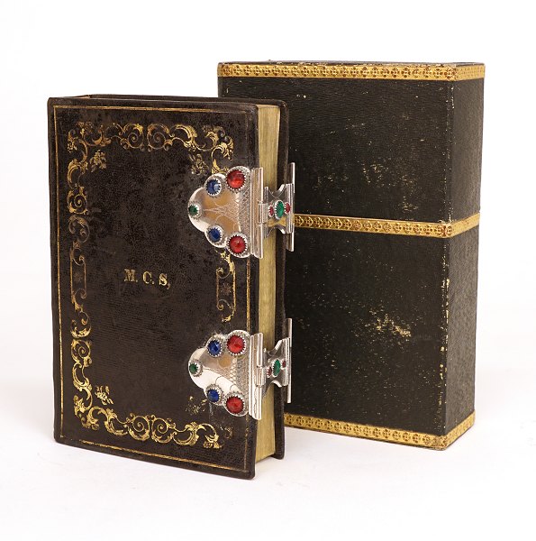 A hymn book with silver mountings. Jens Jensen, Sonderburg, Denmark, circa 1840