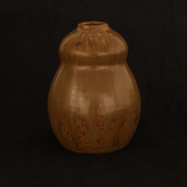 Patrick Nordström: Vase, eartenware. Signed and dated 1924. H: 16,5cm