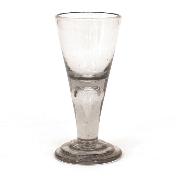 A large glass made in Norway circa 1750-70. H: 19cm