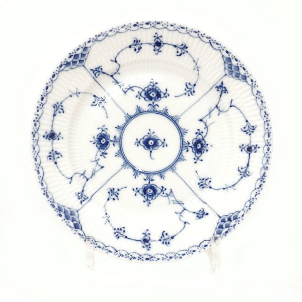 Royal Copenhagen Zwiebelmusster Halbspitze Teller. D: 19,5cm