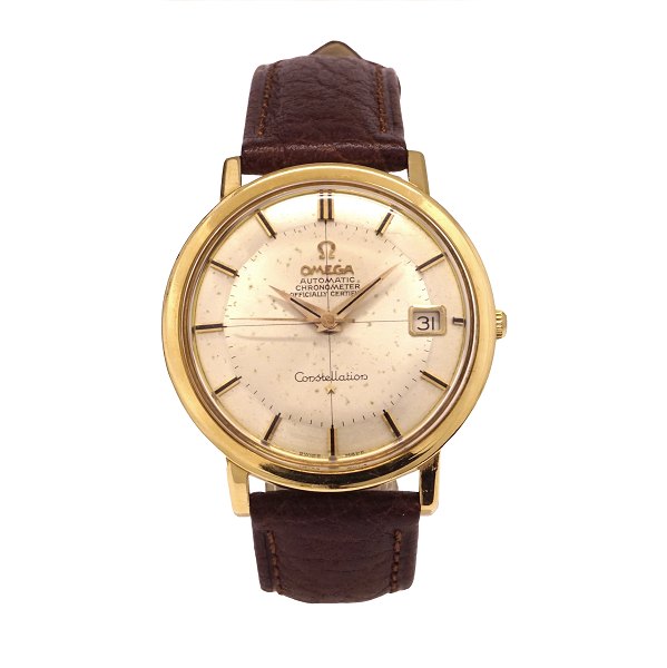 Omega Constellation Automatic 18kt Gold. Ref. 168004/14 SC-62. Caliber 561. Um 
1963. D: 36mm