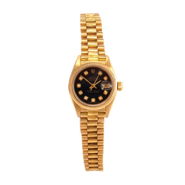 Rolex Oyster Perpetual Datejust ref. nr 69178 aus 18kt Gold. D: 26mm. Wird mit 
Box und Zertifikat geliefert