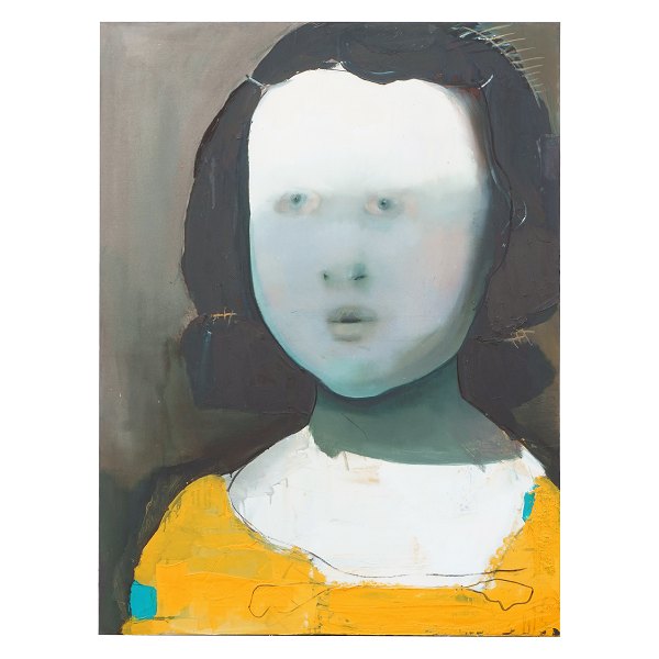 Cathrine Raben Davidsen, geb. 1972, Öl auf Leinen. Signiert und datiert 2002. Lichtmasse: 130x96cm