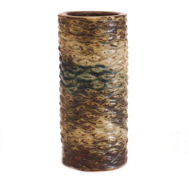 Axel Salto, 1889-1961, für Royal Copenhagen Vase aus Steinzeug mit Sung Glasur. H: 16,3cm